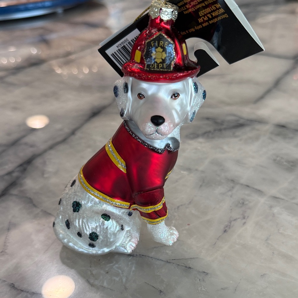 Robert Stanley Fire Department Dalmatian ornament